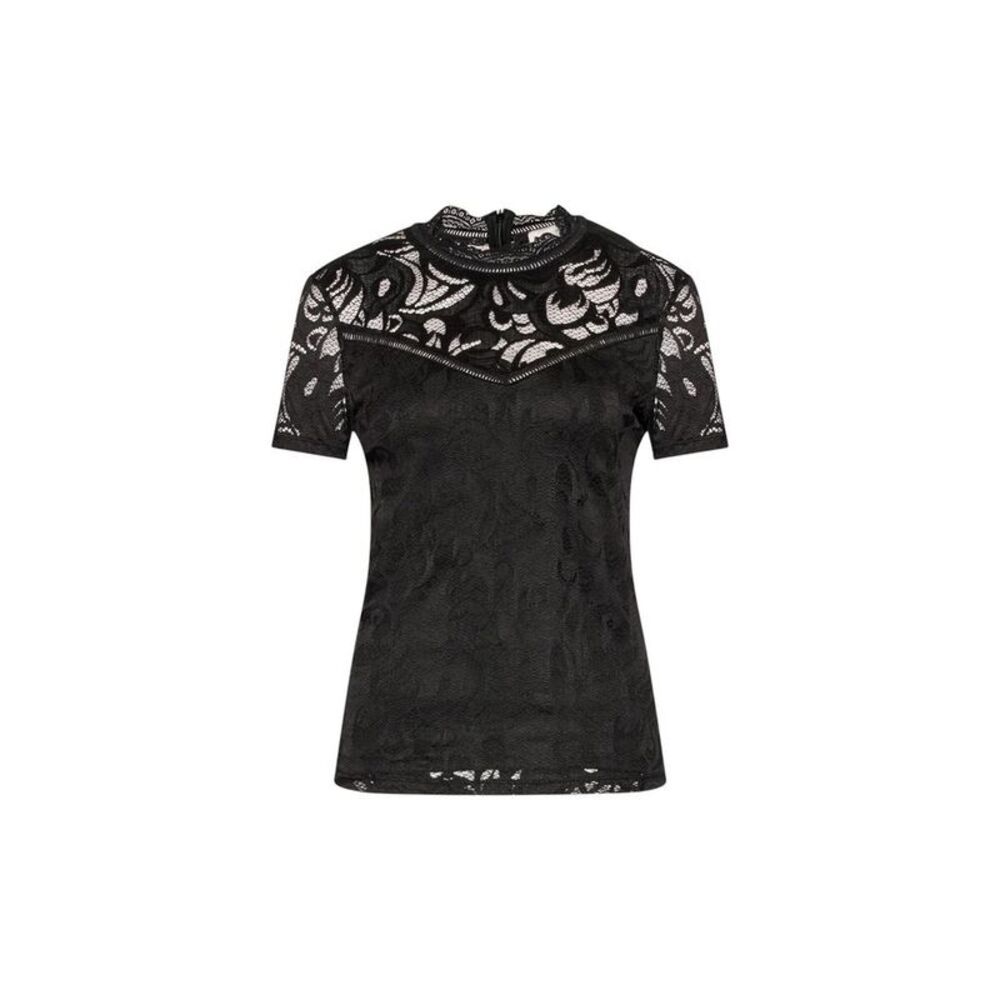 Vila Clothes Black Polyamide Women's T-Shirt